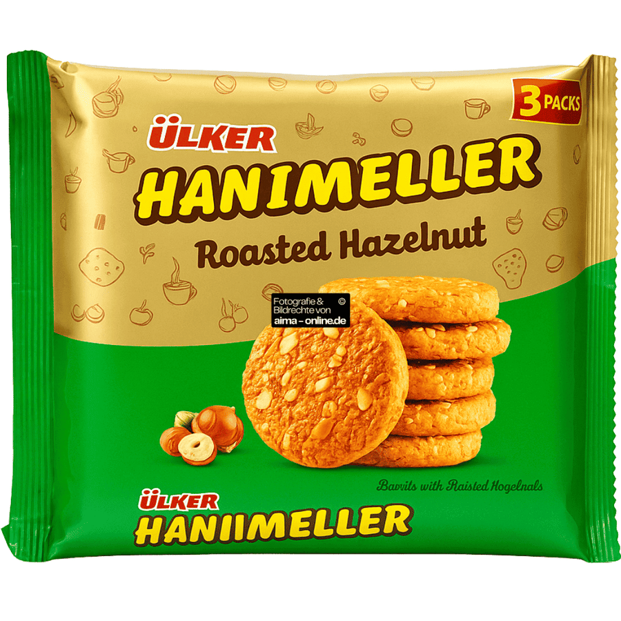 Ülker - Hanimeller mit Gerösteten Haselnüssen 3er Pack 3x82g
