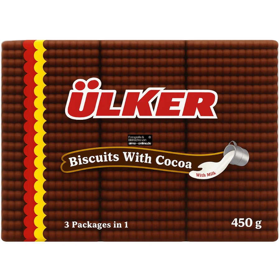 Ülker - Kakaokekse, Petibör Kakaolu Bisküvi 3x150g