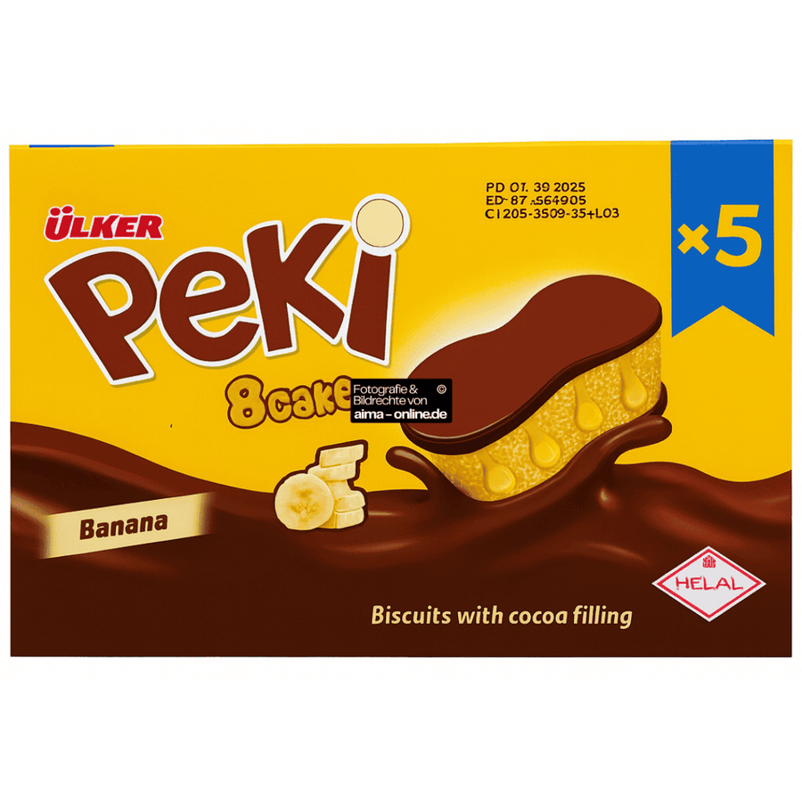 Ülker - Peki 8 Keks Bananen, Muzlu 5er 5x42g