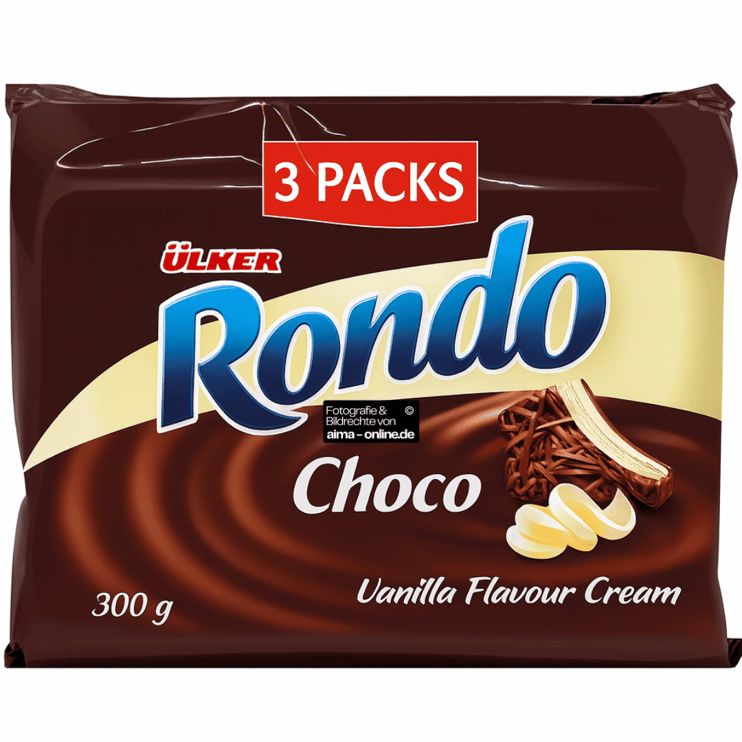 Ülker - Rondo Schoko und Vanillencremefüllung 3er Pack 300g