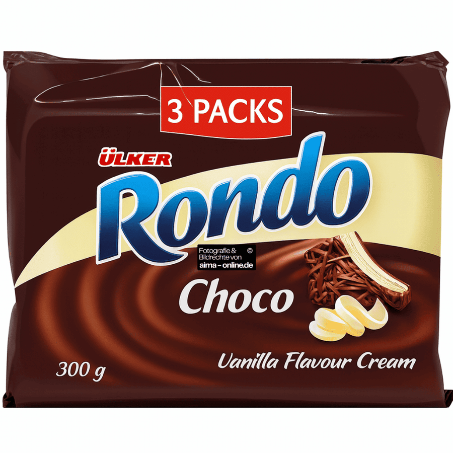Ülker - Rondo Schoko und Vanillencremefüllung 3er Pack 300g