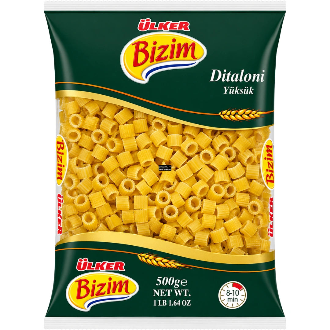 Ülker Bizim Mutfak - Ditaloni Nudeln, Yüksük Makarna 500g