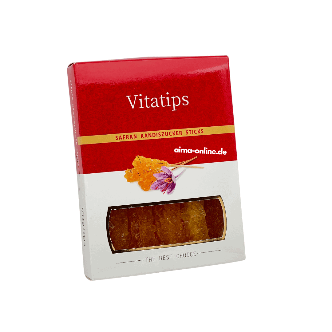 Vitatips Safran Kandiszucker Sticks 200g