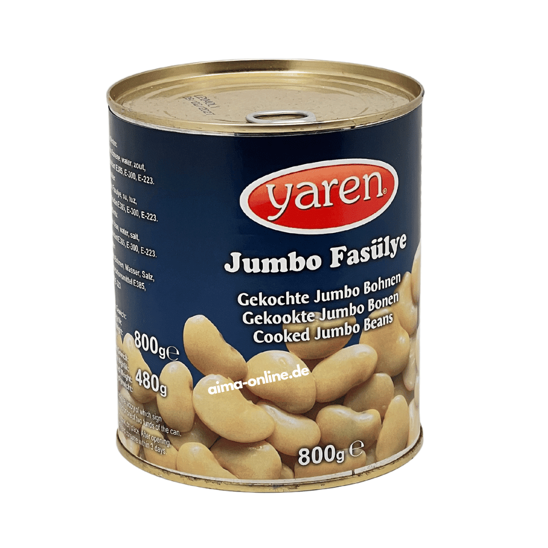 Yaren Jumbo Fasulye - Beyaz Dev Fasulye 480gr