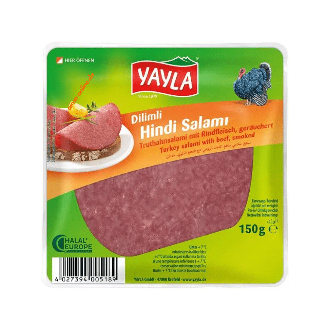 Yayla dana eti ile hindi salamı 150gr