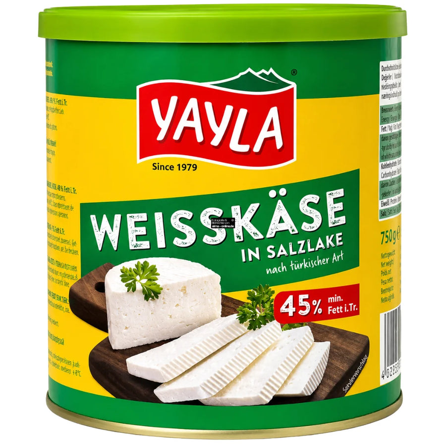 Yayla - Weisskäse 45% Fett, Ciftlik Peyniri 400g
