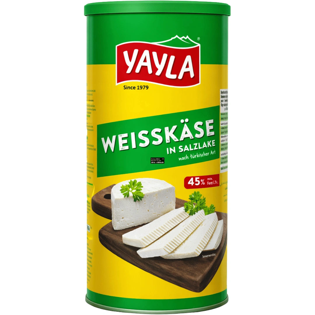 Yayla - Weißkäse in Salzlake (Çiftlik Peyniri) 45 % Fett i. Tr. 1500g