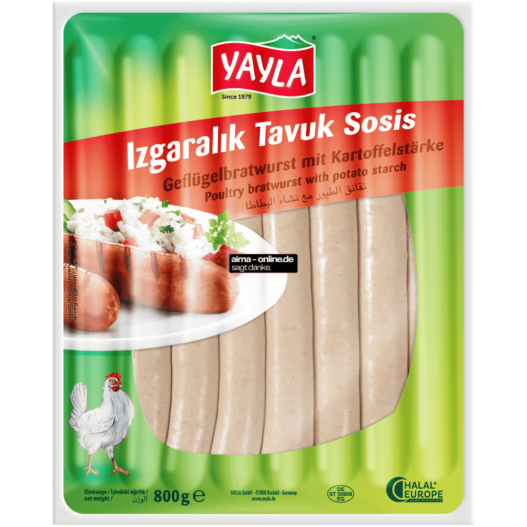 YaylaGefluegelbratwurstmitKartoffelstaerke
