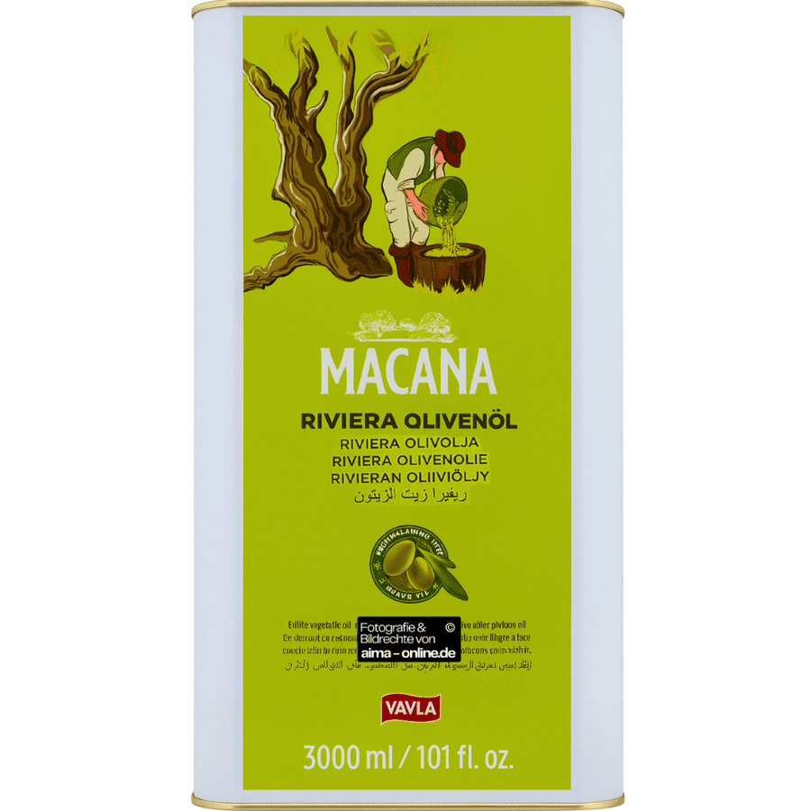 Yayla Macana - Riviera Olivenöl, Riviera Zeytinyagi 3000ml