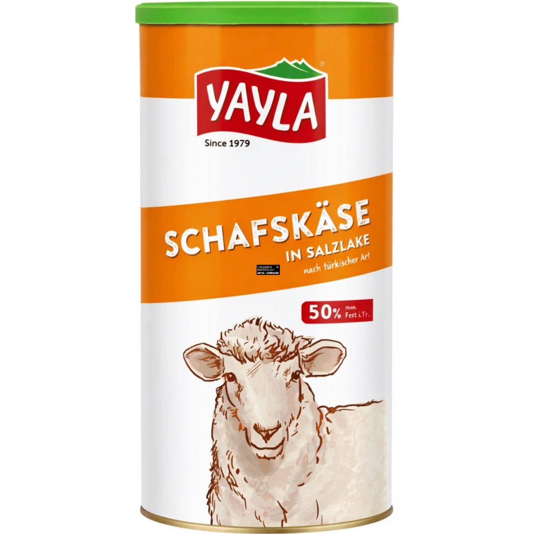 Yayla - Schafkäse in Salzlake (Koyun Peyniri) 50 % Fett i. Tr. 1500g