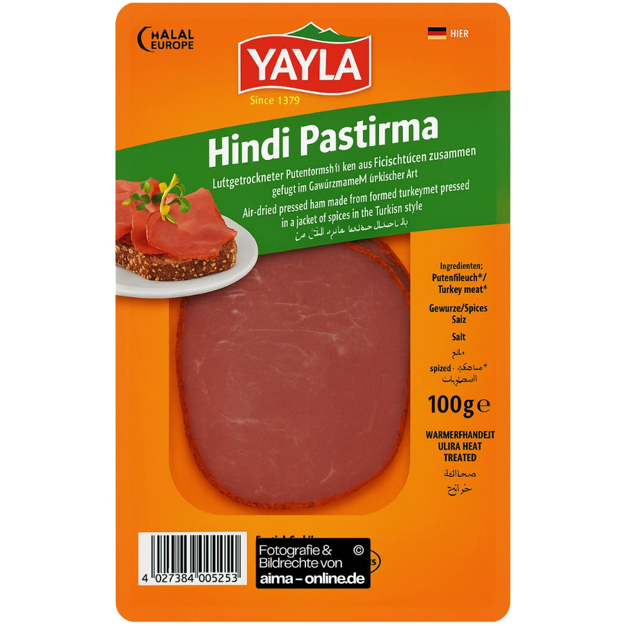 Yayla - Puntenformschinken, Hindi Pastirma 100g