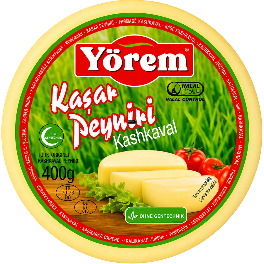 Yörem - Kashkaval, Kasar Peyniri 400g