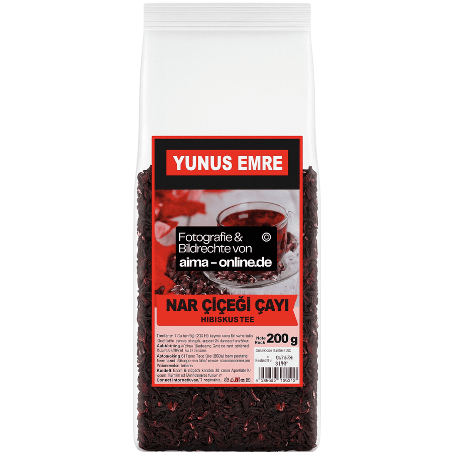 Yunus Emre - Hibisküs Tee, Nar Cicegi Cayi 200g