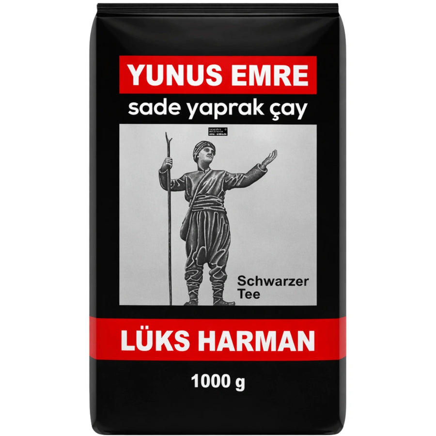 Yunus Emre - Schwarzer Tee, Sade Yaprak Siyah Çay 1000g