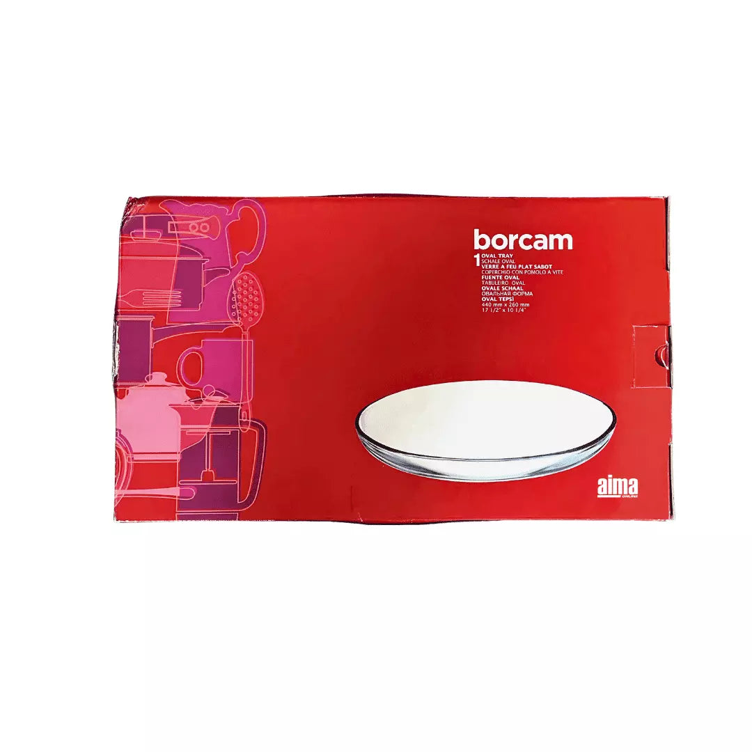 Borcam Oval Tepsi - Oval pişirme kabı 1 adet