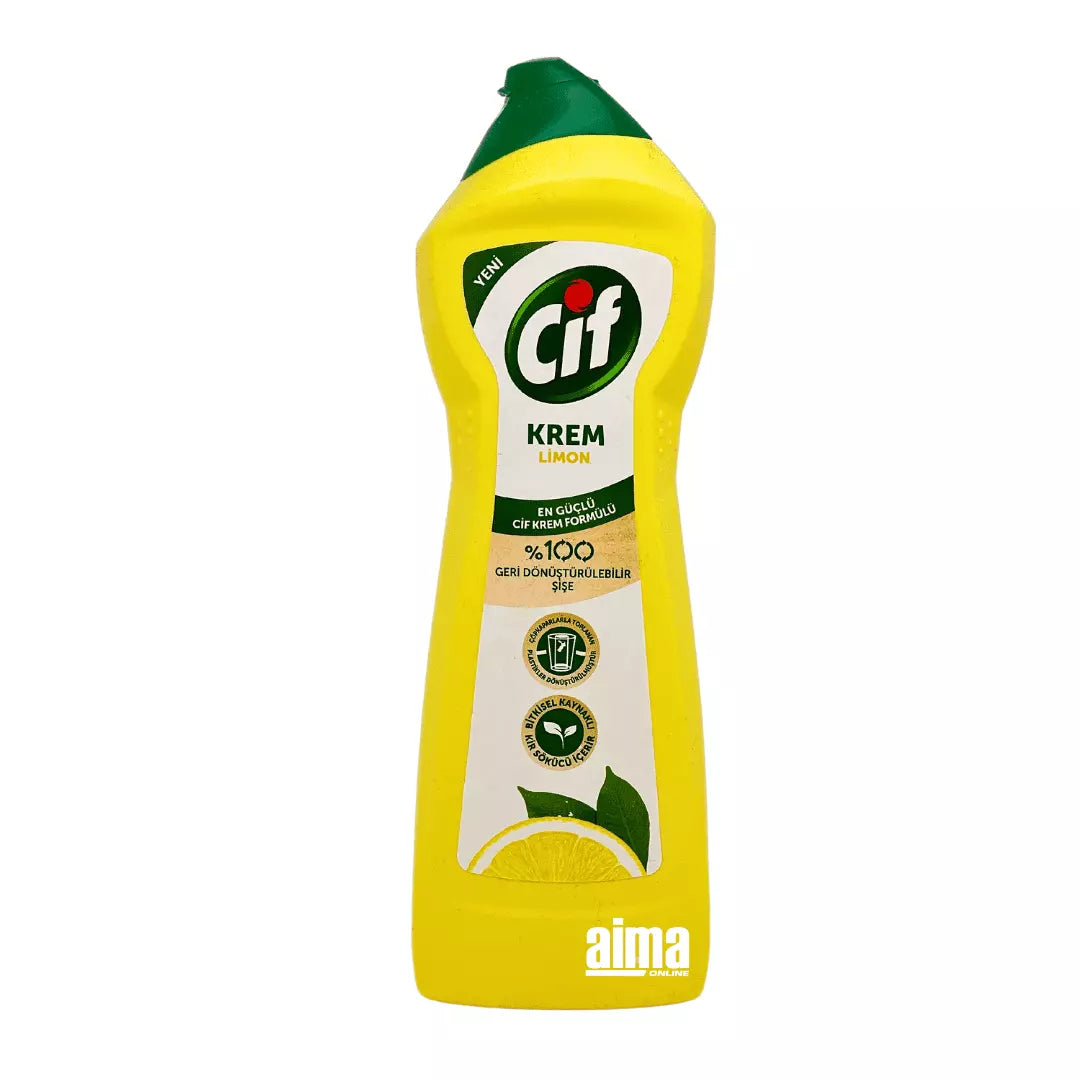 Cif Krem Limon - limon kokulu temizleme sütü 750ml