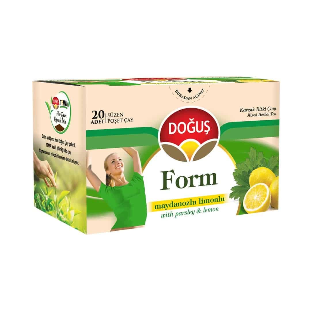 Doğuş Form Çay Limon Maydanoz - limon ve maydanozlu karışık bitki çayı 20 poşet