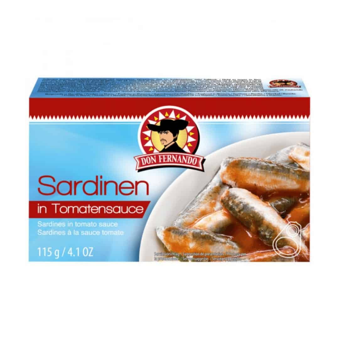 Don Fernando domates soslu sardalya 115g