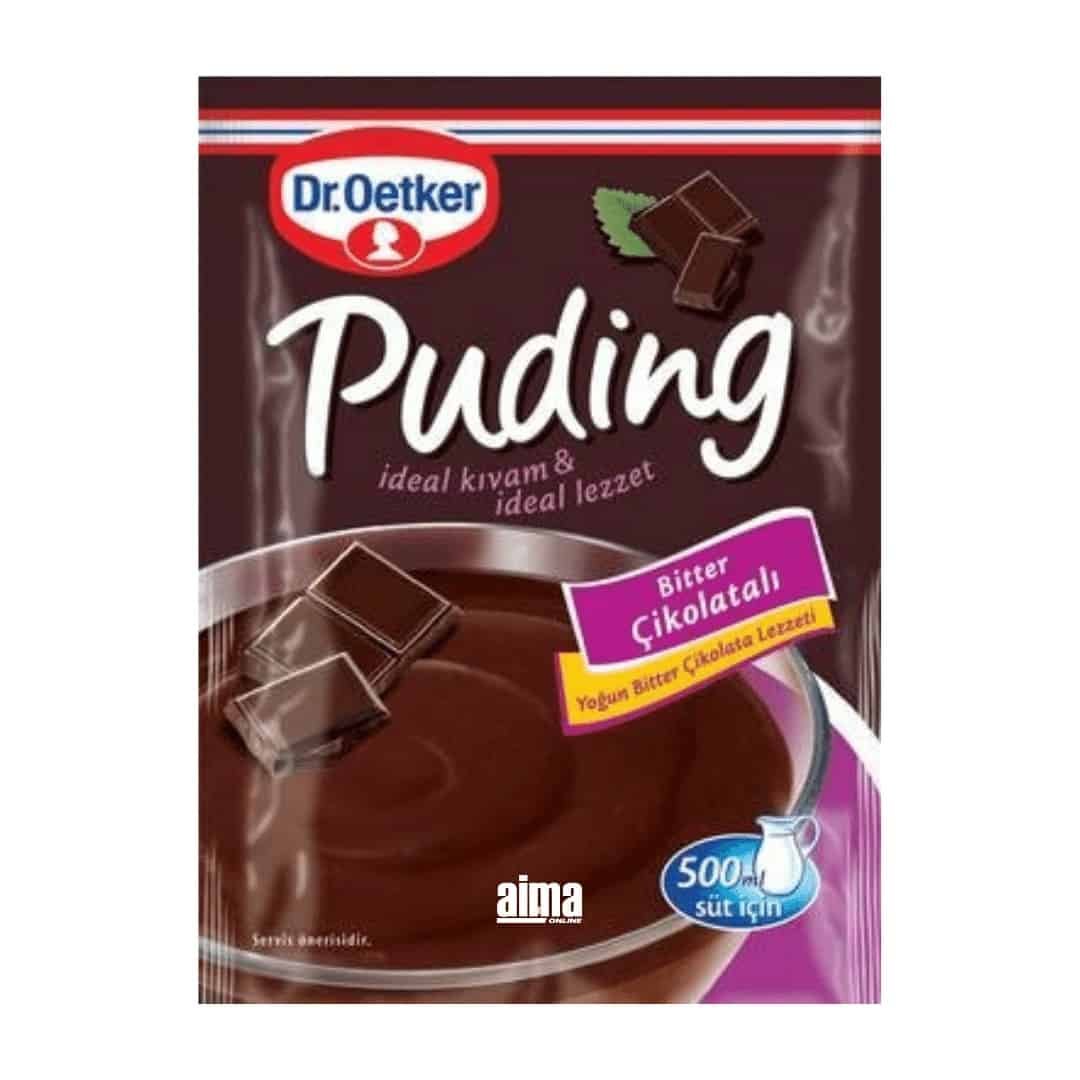 Dr. Oetker Bitter Cikolatali Puding - Bitter çikolatalı puding 111gr