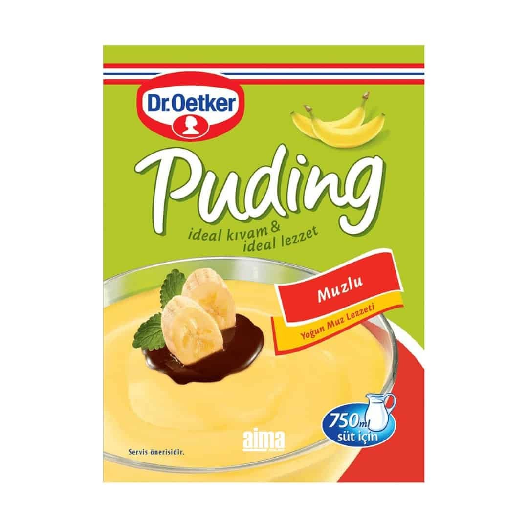 Dr. Oetker Muzlu Puding - muz aromalı puding 120gr