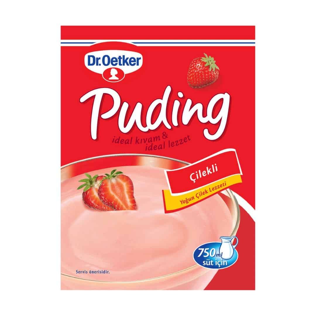 Dr. Oetker Çilekli Puding - Çilek Aromalı Puding 120gr