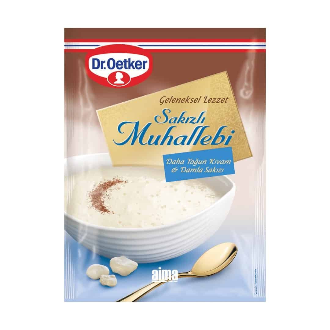 Dr. Oetker Sakızlı Muhallebi - sakız aromalı puding 150gr