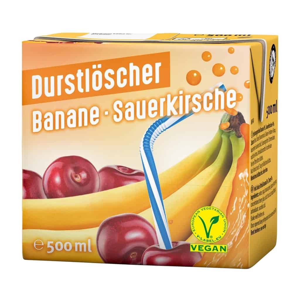 Durstlöscher Banane - Sauerkirsche 500ml