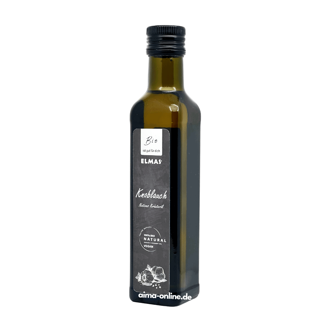 Elmas Bio Knoblauch natives Kräuteröl 250ml