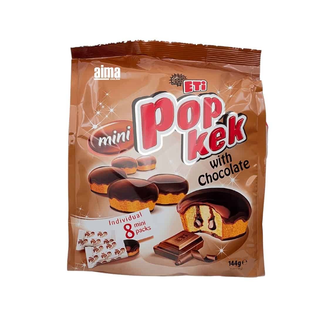 Eti Pop Kek Çikolata Dolgulu Mini Kek 144gr