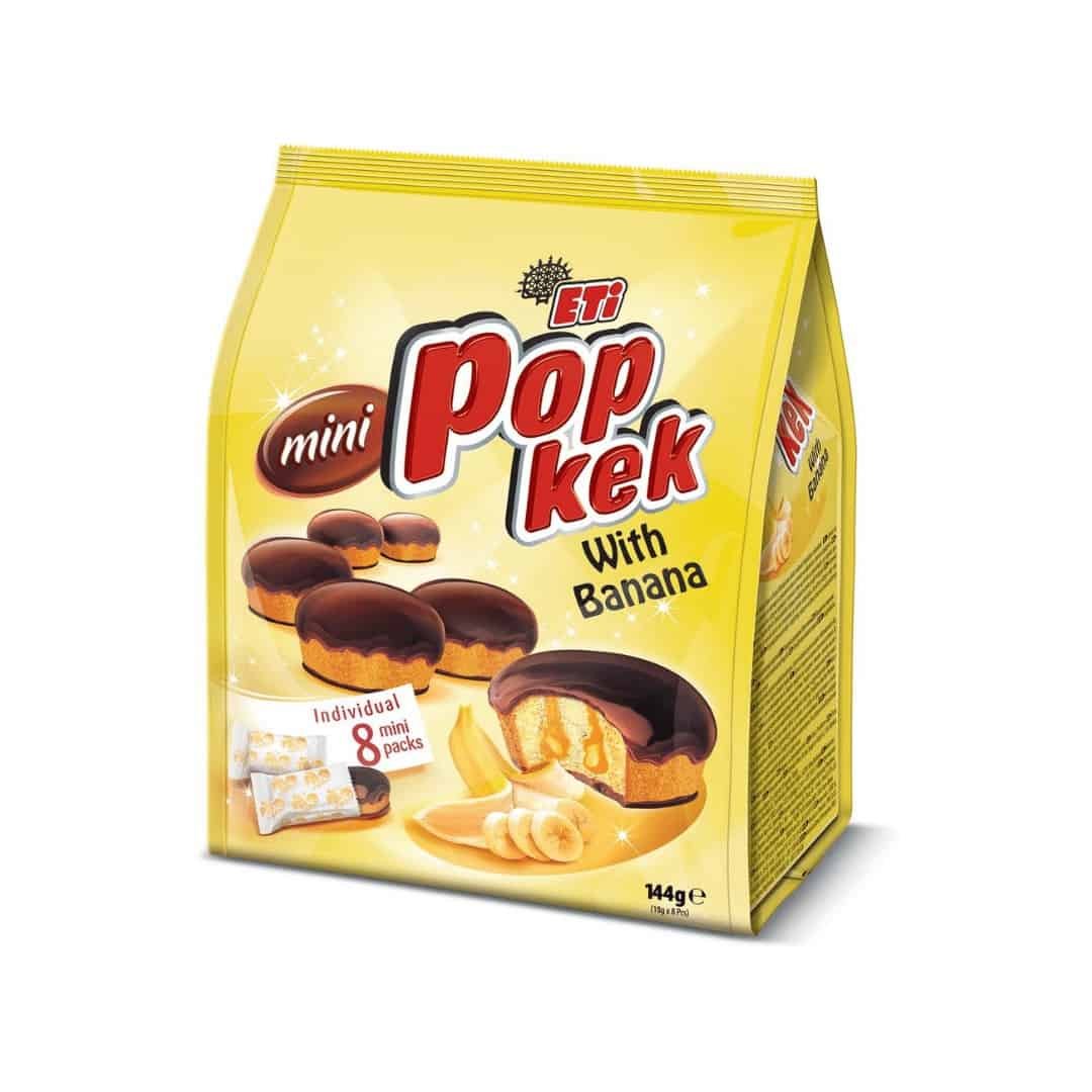 Eti Pop Kek Muz Dolgulu Mini Kek 144gr