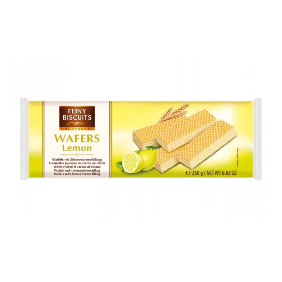 Limonlu krema dolgulu Feiny Biscuits waffle 250g