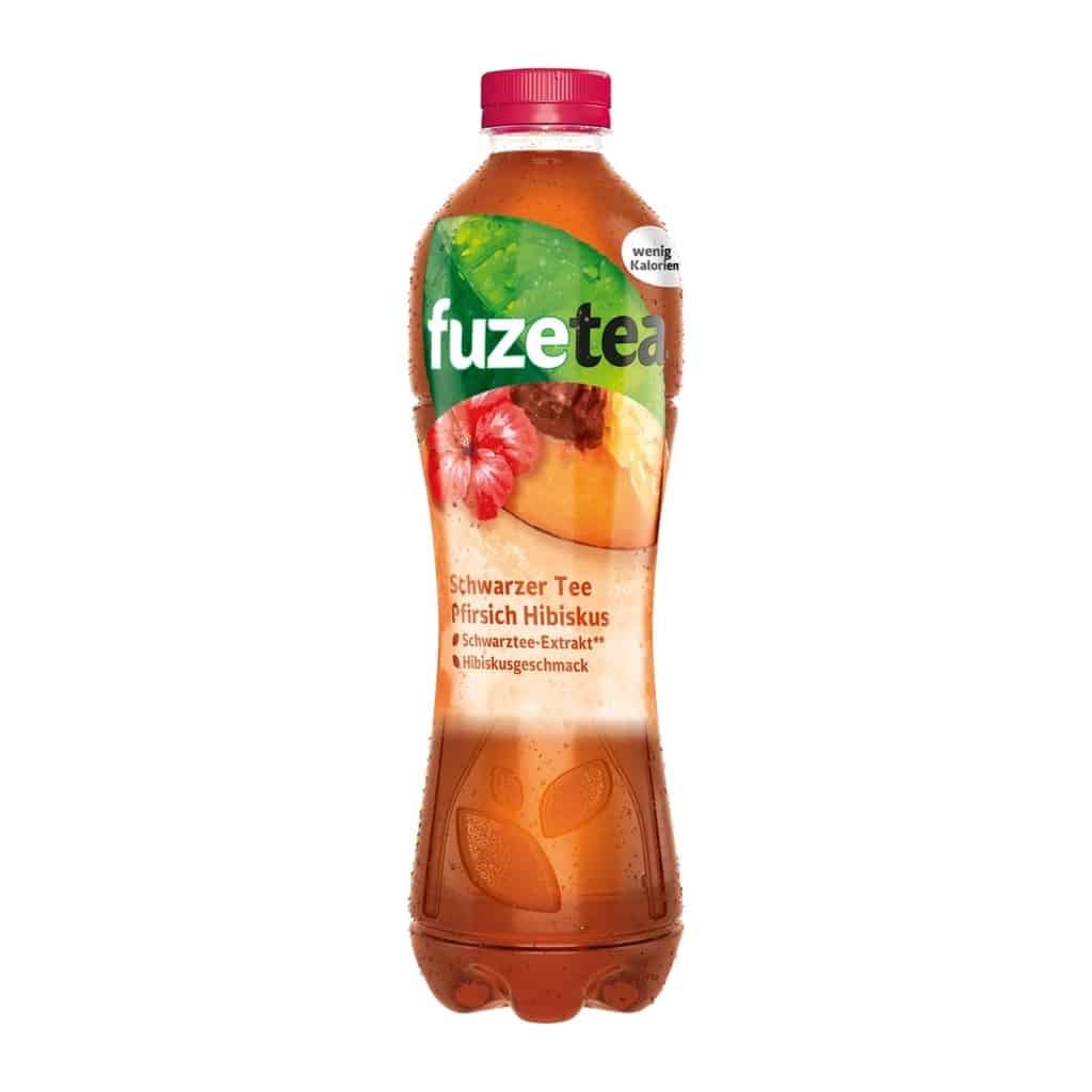 Fuze Tea Siyah Çay Şeftali Ebegümeci 1l