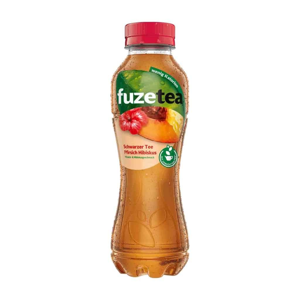 Fuze Tea Schwarzer Tee Pfirsich Hibiskus 400ml