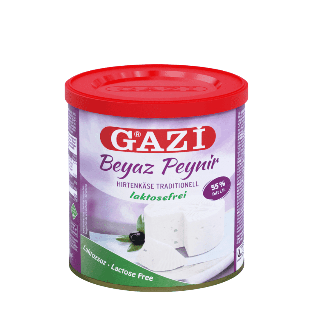 Gazi çoban peyniri %55 yağlı 500g laktozsuz