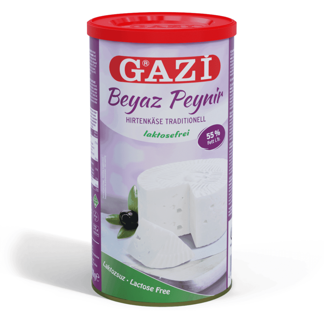 Gazi çoban peyniri %55 yağlı 800g laktozsuz