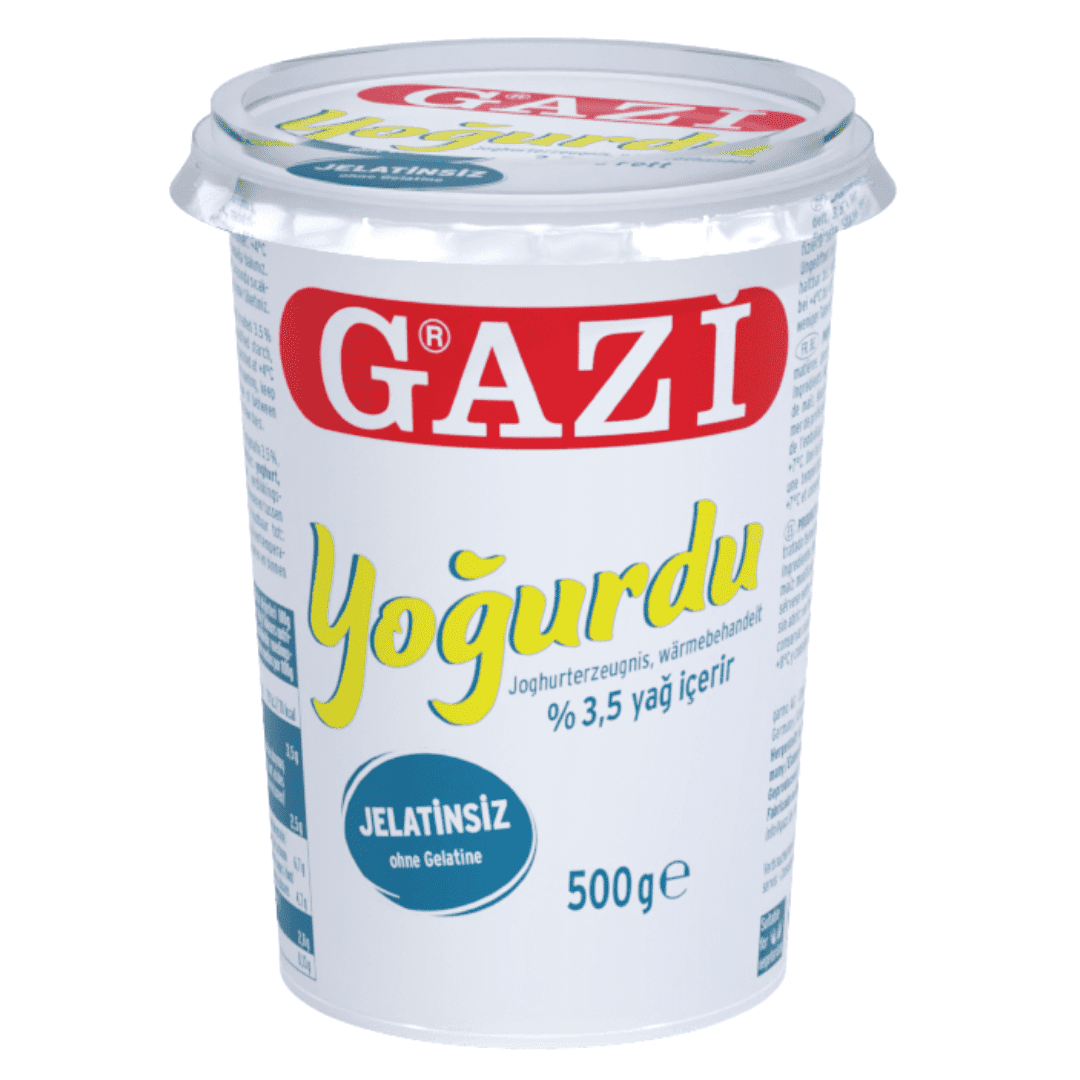 Gazi yoğurt %3,5 yağlı 500gr