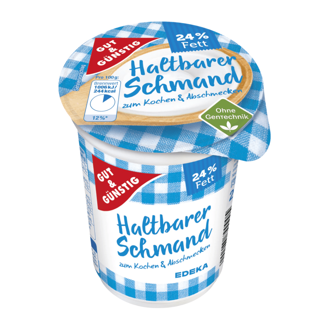 Gut & Günstig Haltbarer Schmand 24% Fett 200g