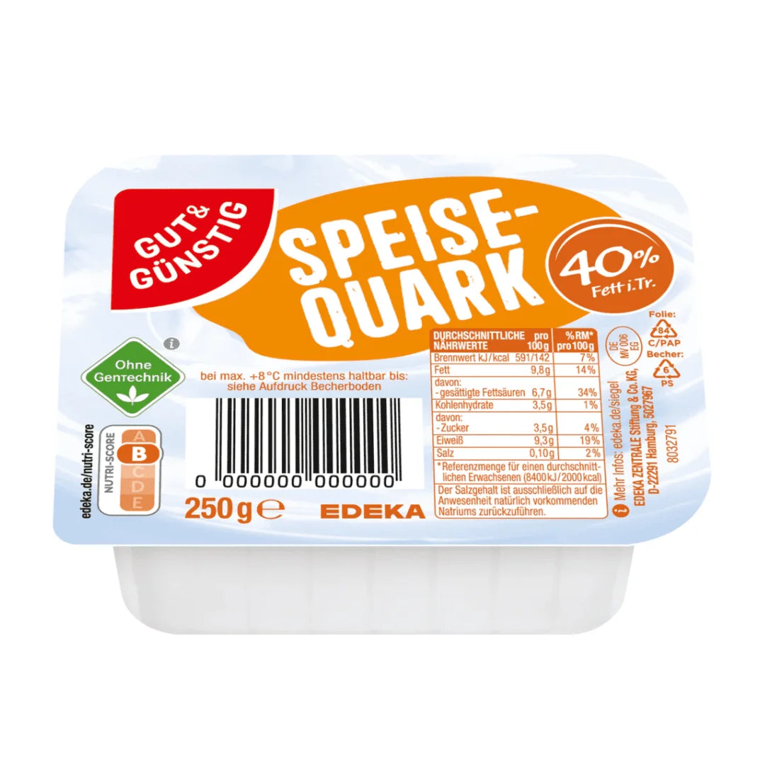 Gut & Günstig Speisequark 40 % Fett 250g