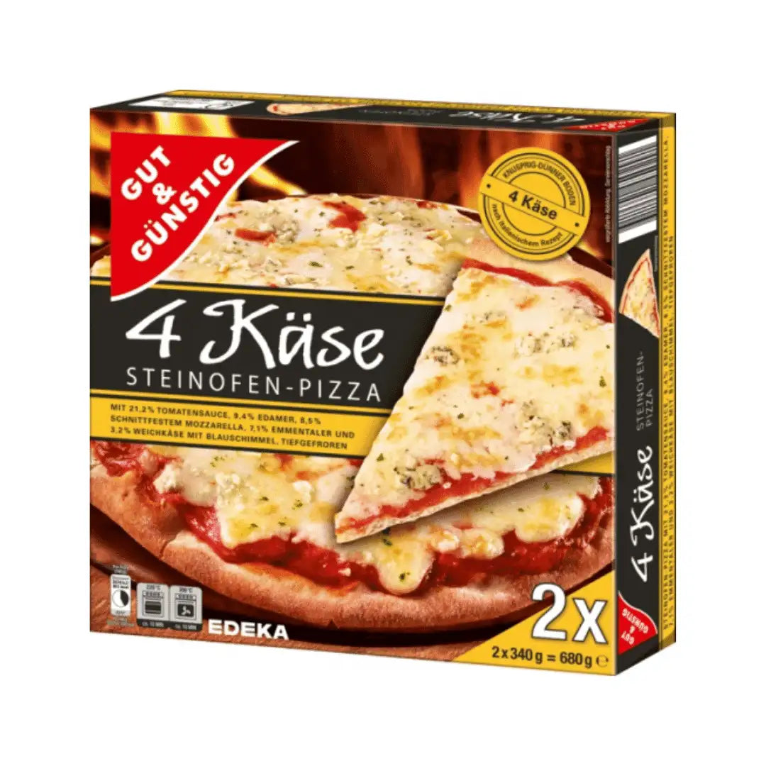 İyi &amp; Ucuz 4 Peynirli Taş Fırınlı Pizza 680g (2x340g)