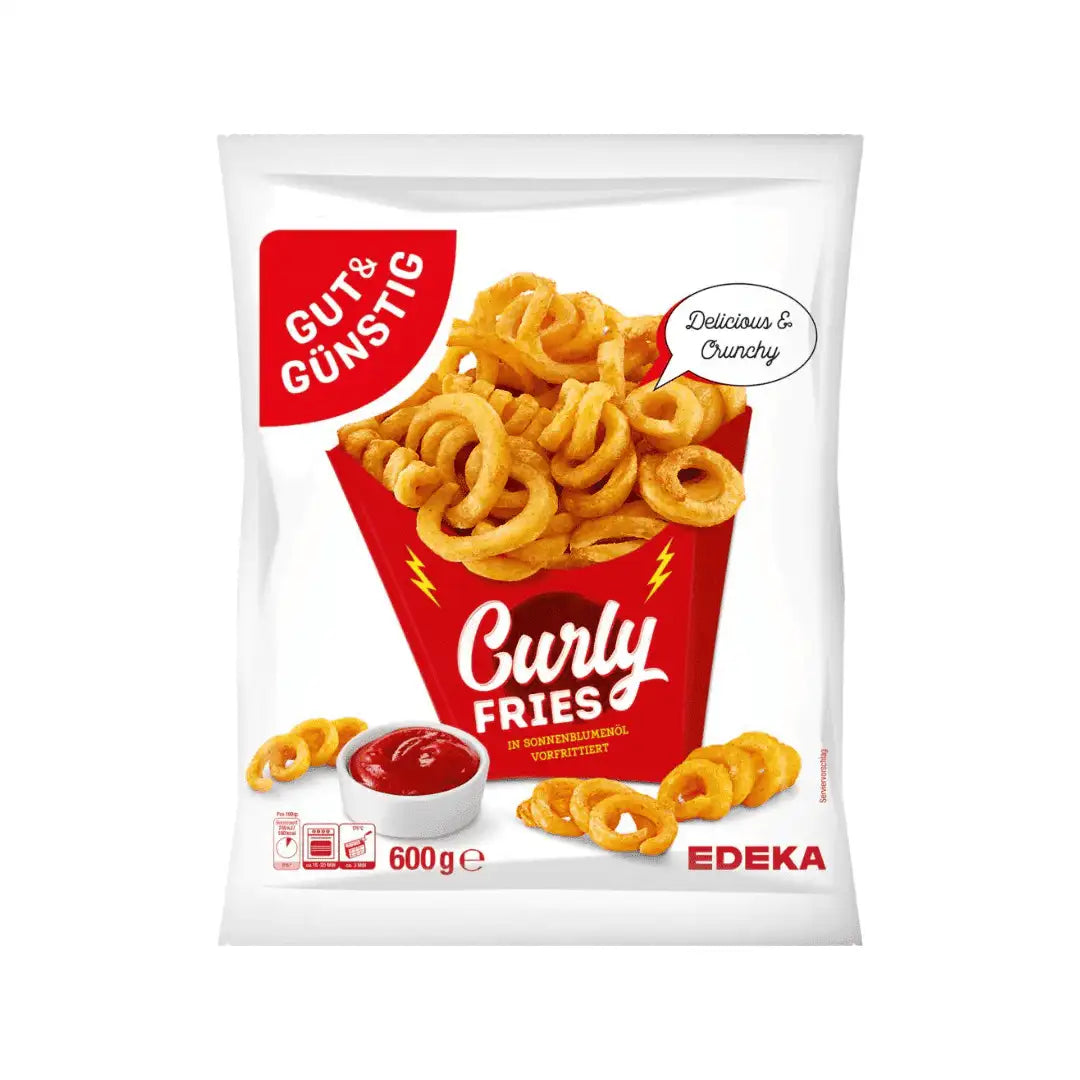 Gut & Günstig Curly Fries 600g