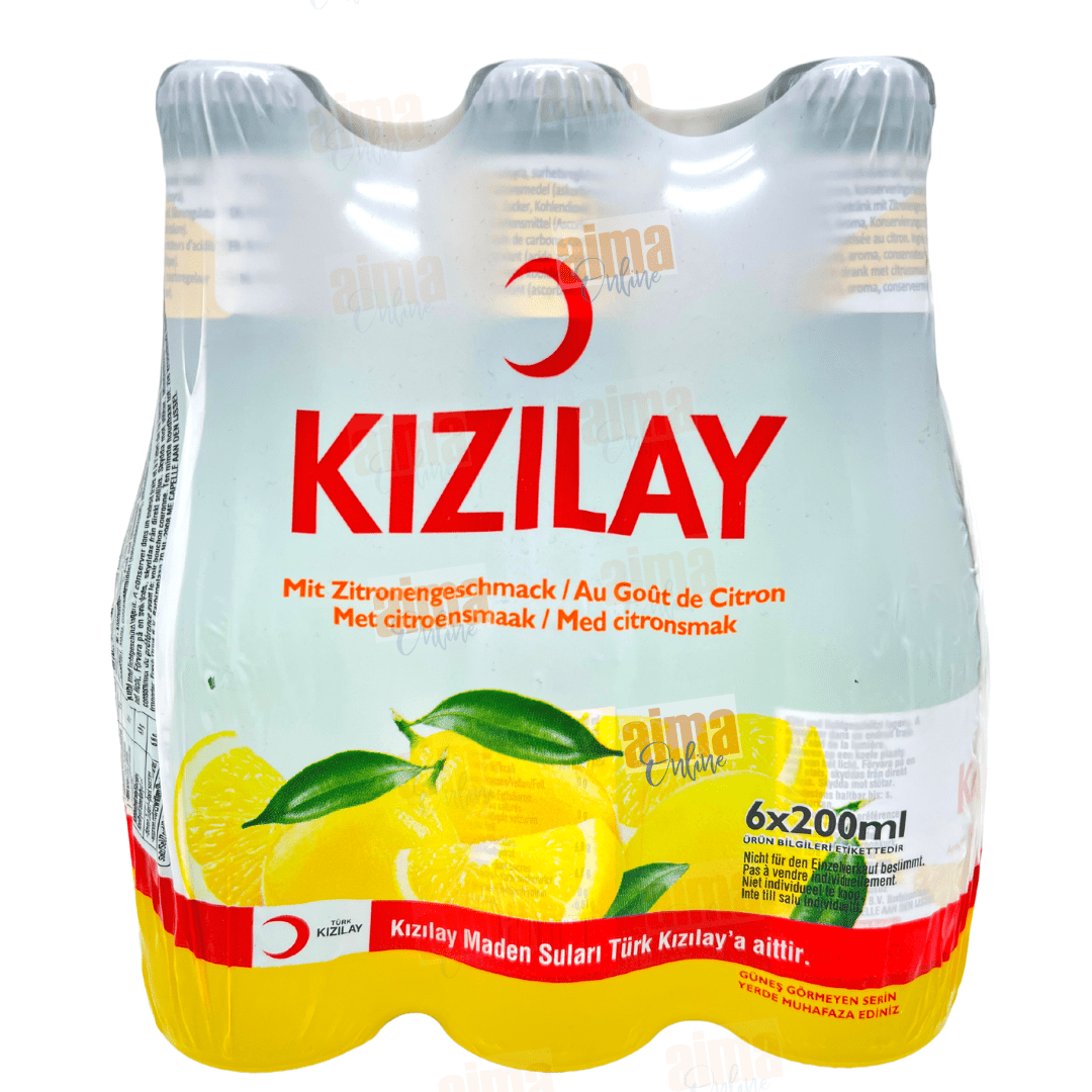 Kızılay maden suyu limon aromalı 6x200ml