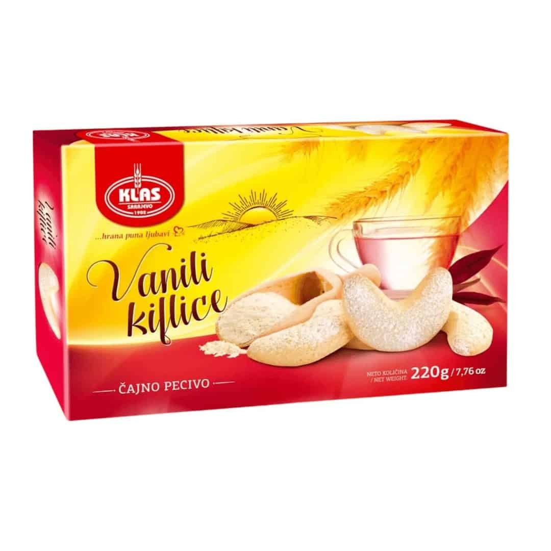 Klas Vanili Kiflice - Vanilyalı Kipferl 220gr