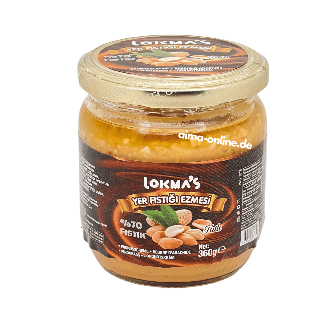 Lokma`s Yer Fıstigi Ezmesi - Fıstık Kreması 360gr