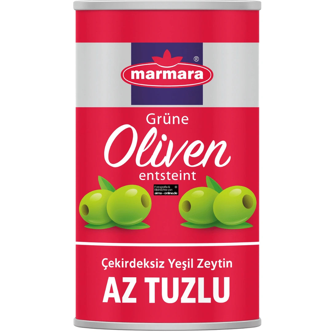 Marmara - Grüne Oliver entsteint, Çekirdeksiz Yeşil Zeytin 1250g