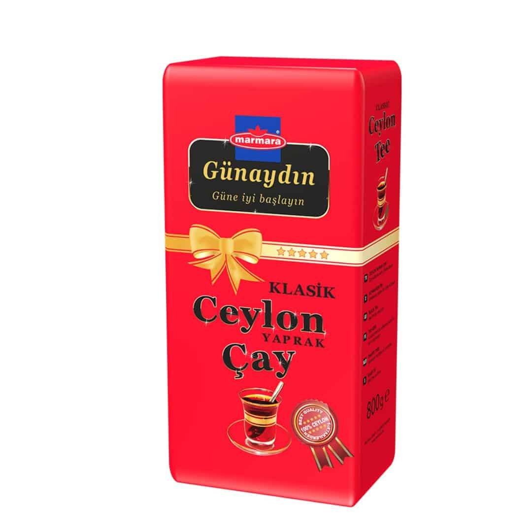 Marmara Günaydin Klasik Ceylon Yaprak Cayi - Schwarzer Tee 800g