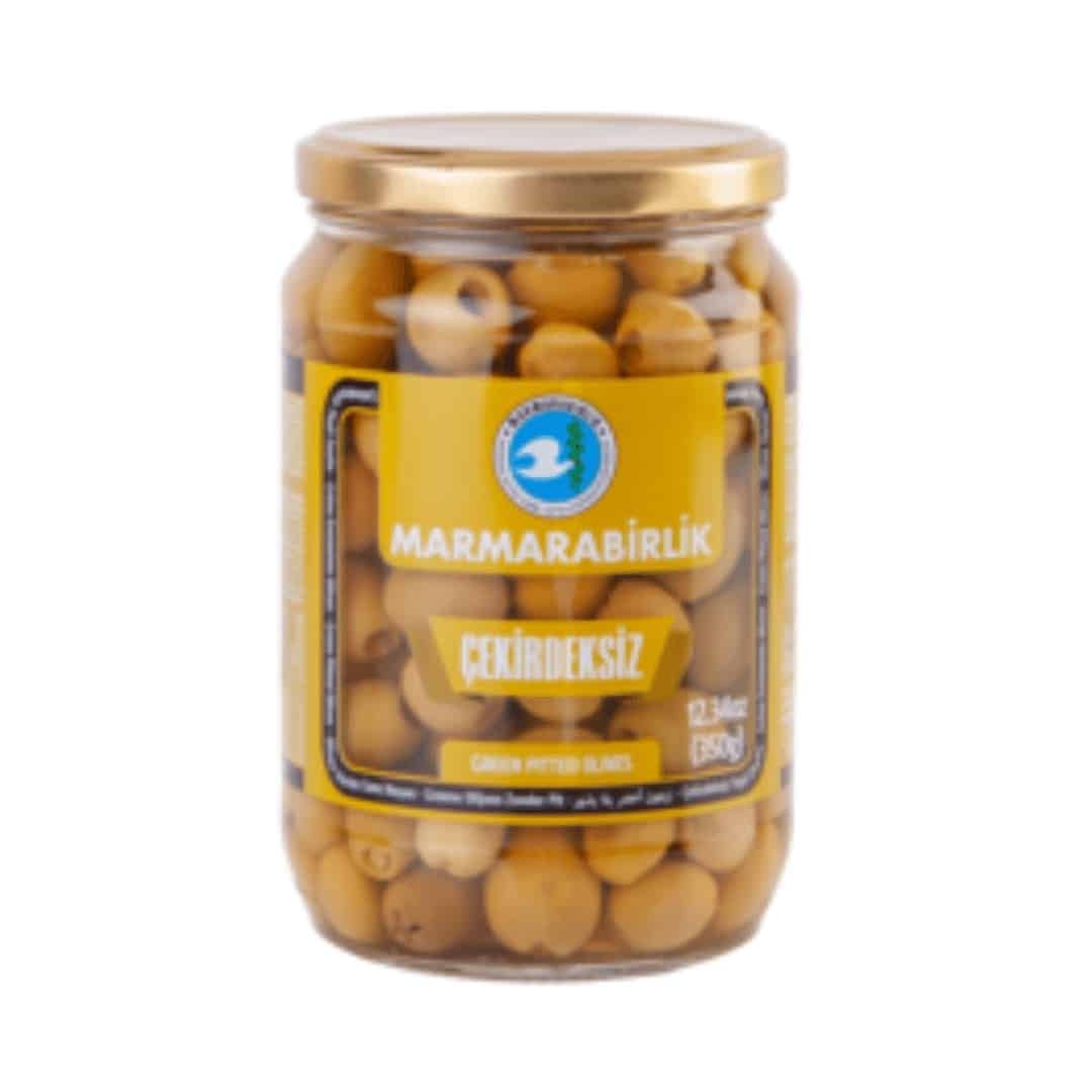 Marmarabirlik Çekirdeksiz Yeşil Zeytin - Çekirdeksiz Yeşil Zeytin 700gr