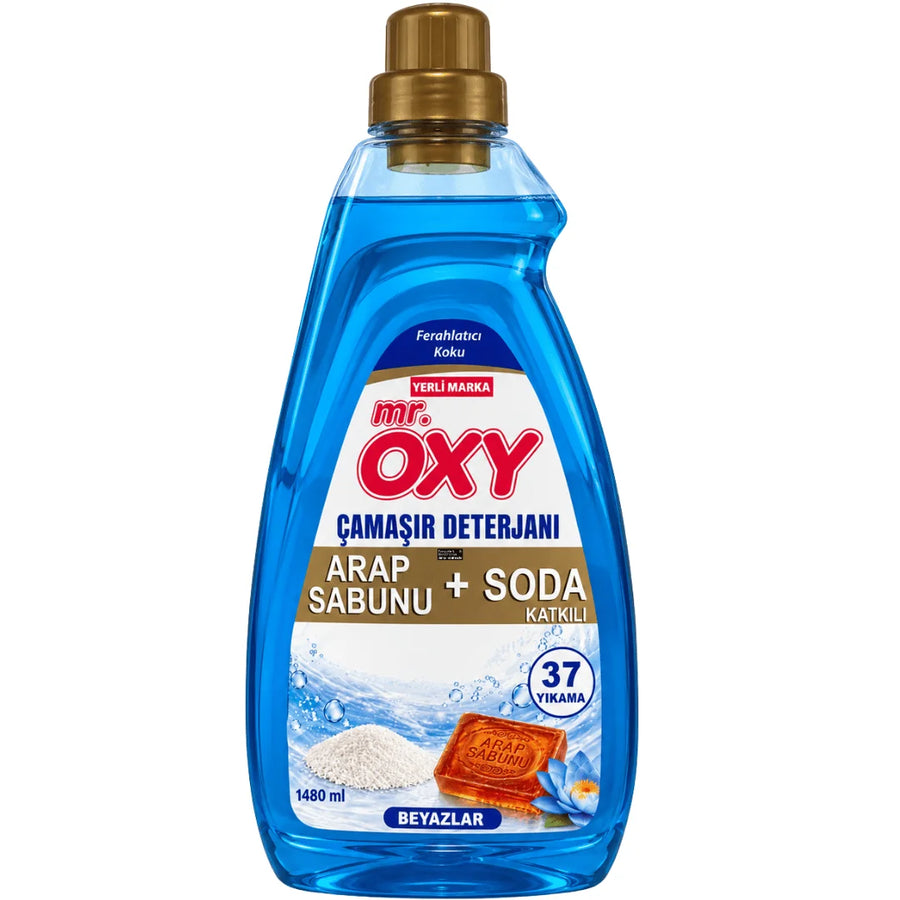 Mr. Oxy - Flüssigwaschmittel für Weißwäsche 1480ml