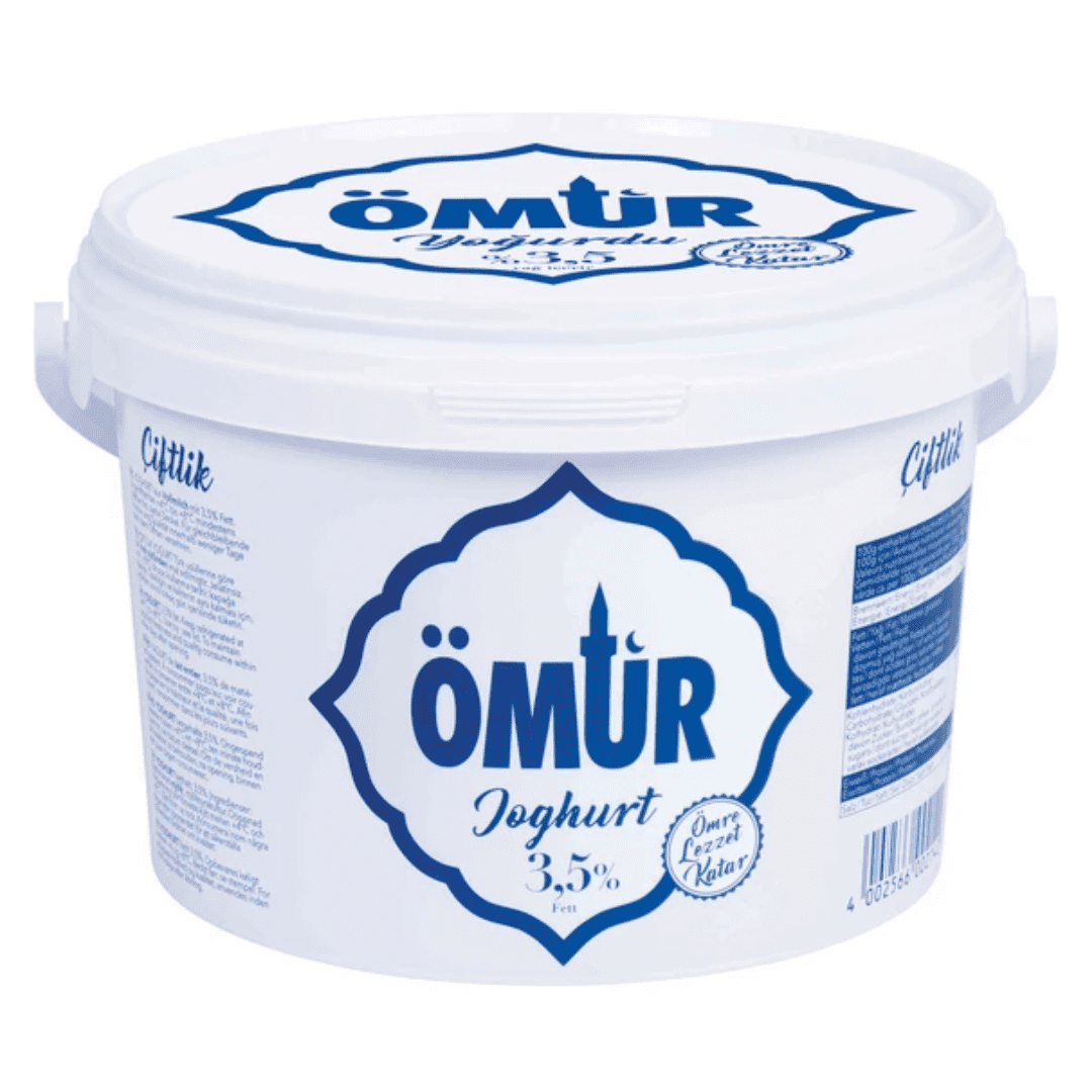 Ömür yoğurt 2,5kg %3,5 yağlı