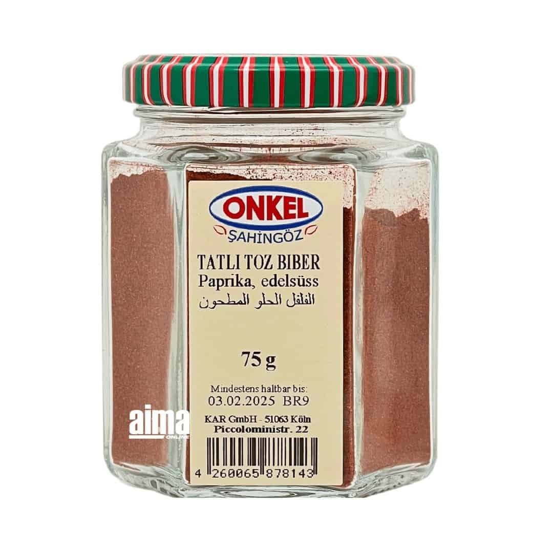 Şahingöz Amca Tatlı Toz Biber - Biber, asil tatlı 75gr