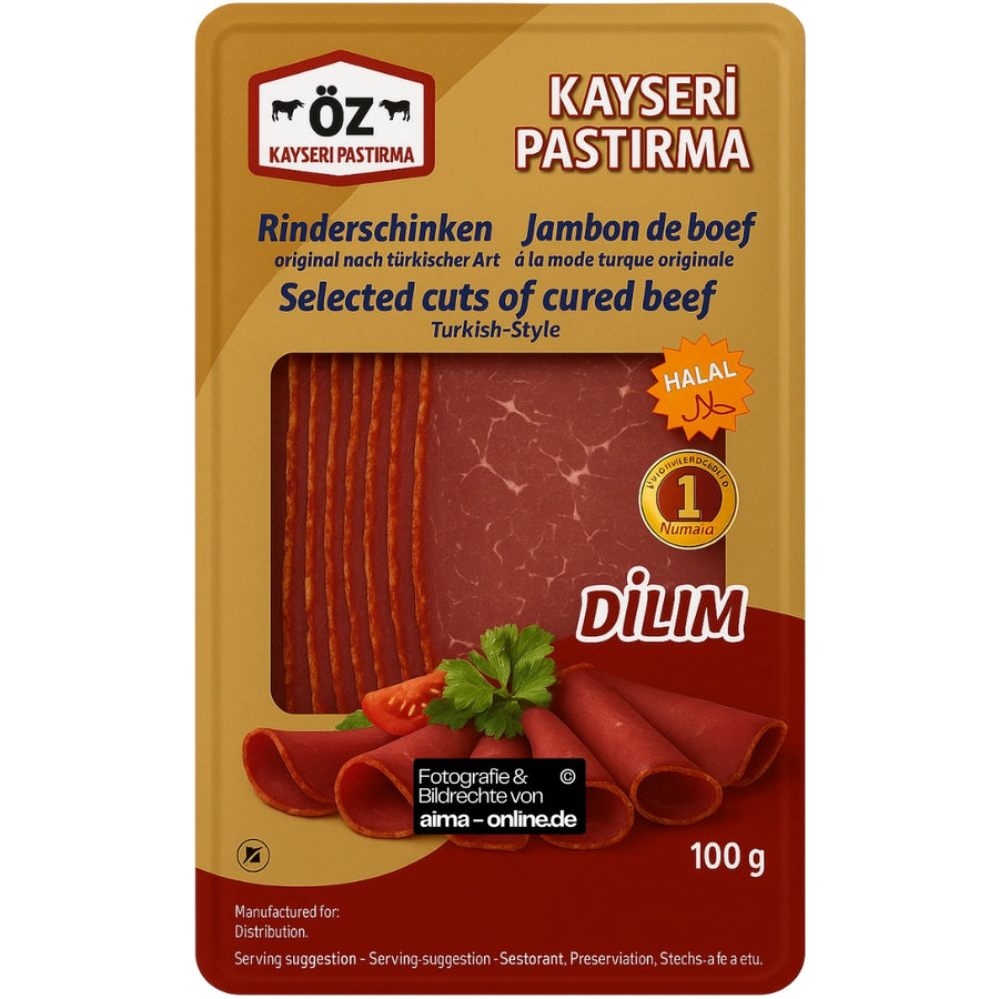 Öz Kayseri - Rinderschinken Original, Kayseri Pastirma 100g